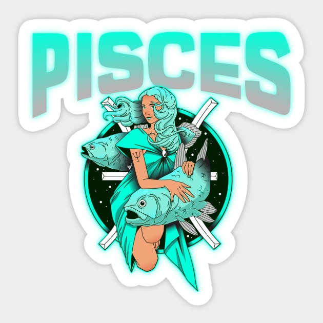 Pisces 2 Sticker by Studio-Sy